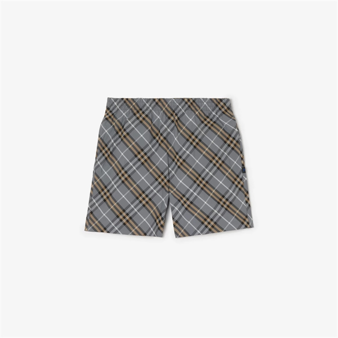 burberry vintage check print swim shorts